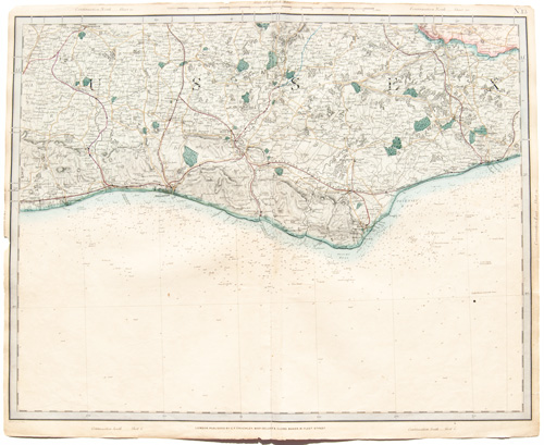 antique map of England, Wales and Scotland Railways and Stations Cruchley 1862